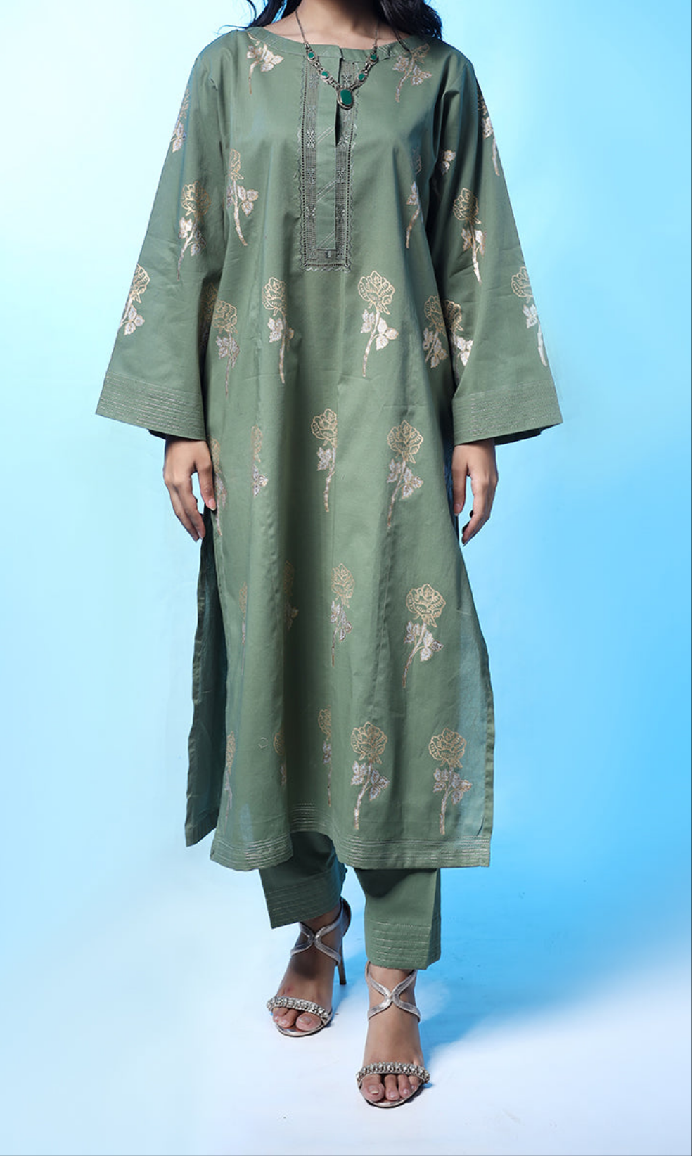 Sabz - Green Matching Set