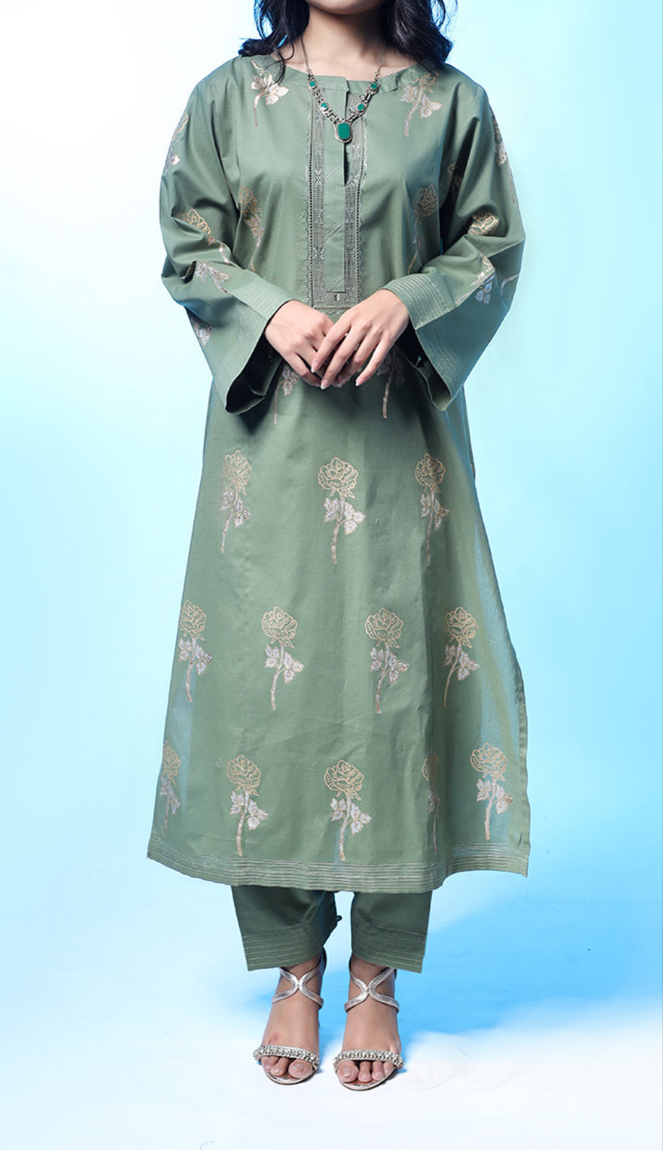 Sabz - Green Matching Set