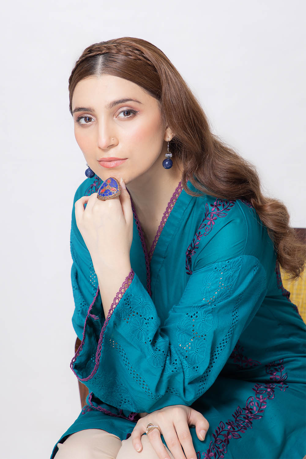 Marine - Embroidered Shirt