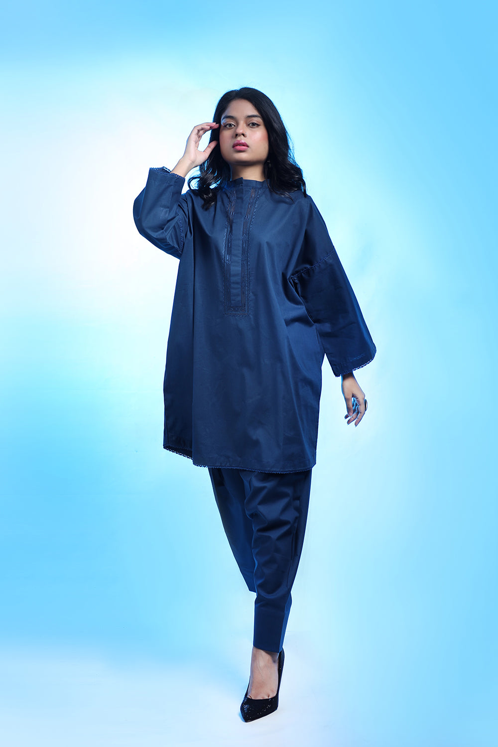 Anaya - Navy Matching Set