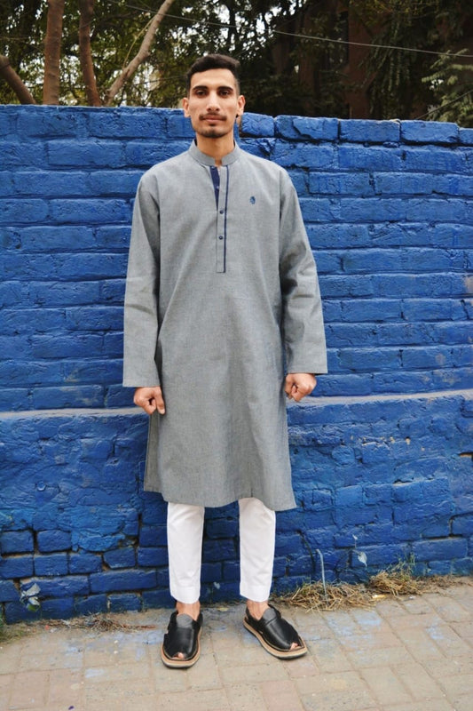 Grey Kurta