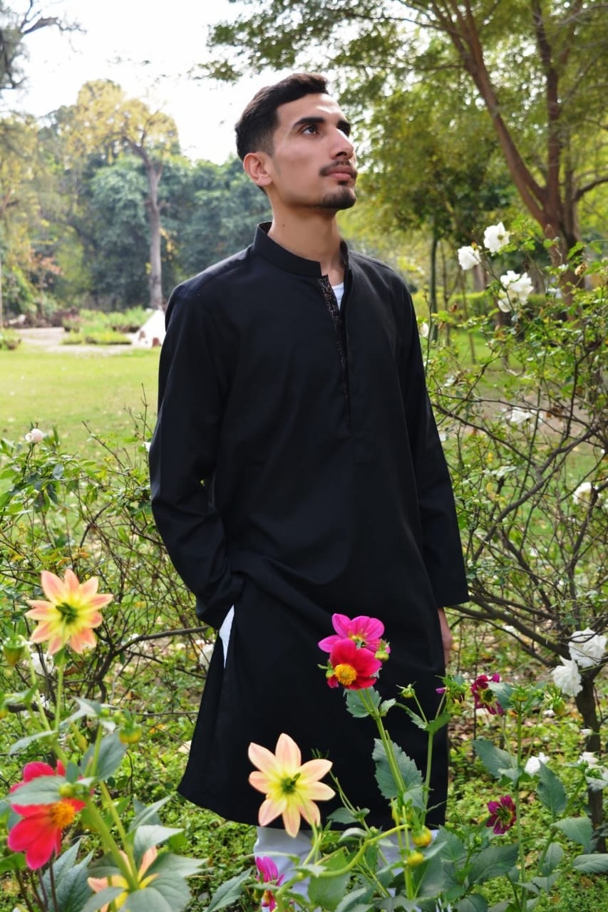 Black Kurta