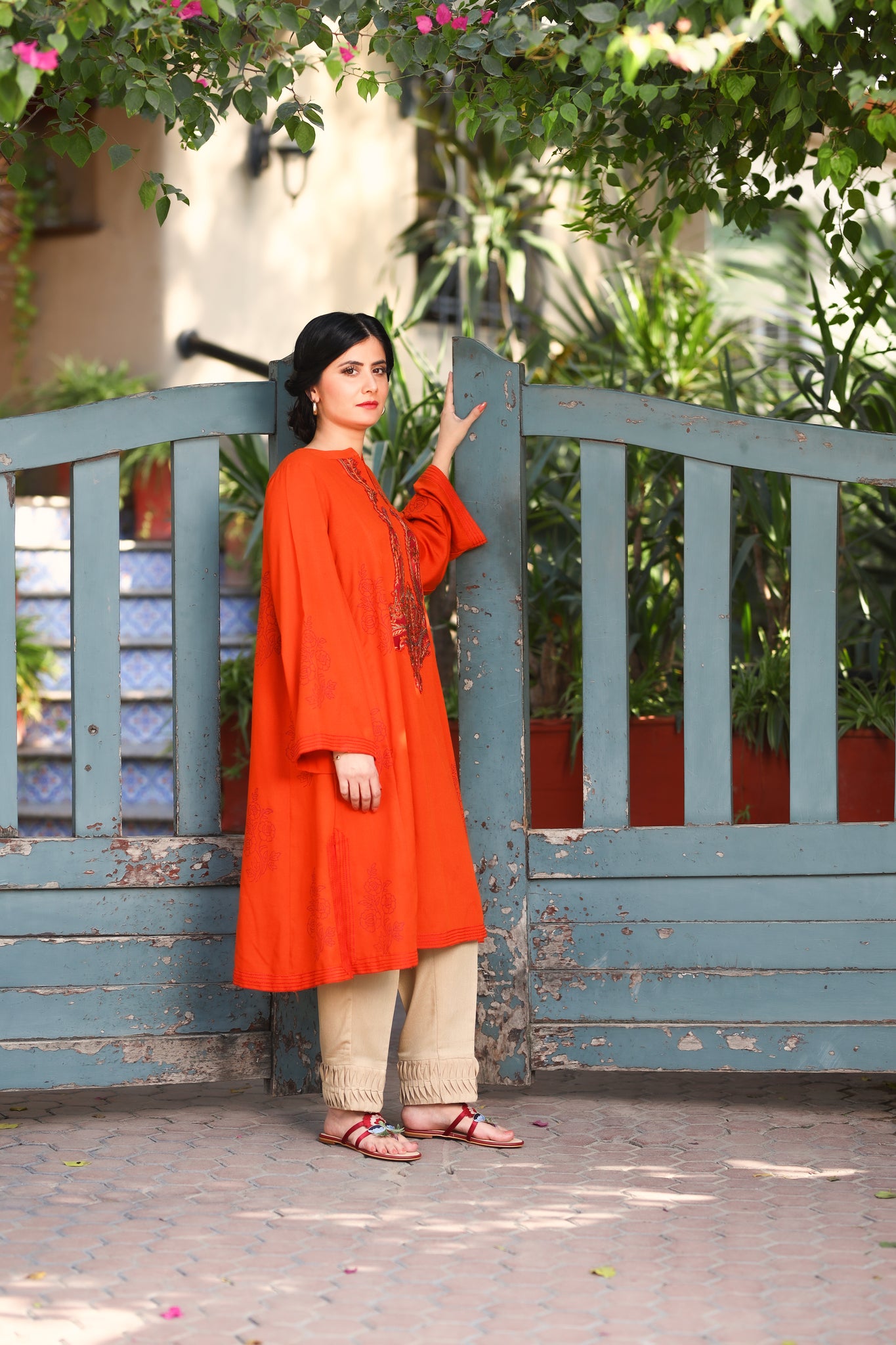 Khizaan | Rust Orange