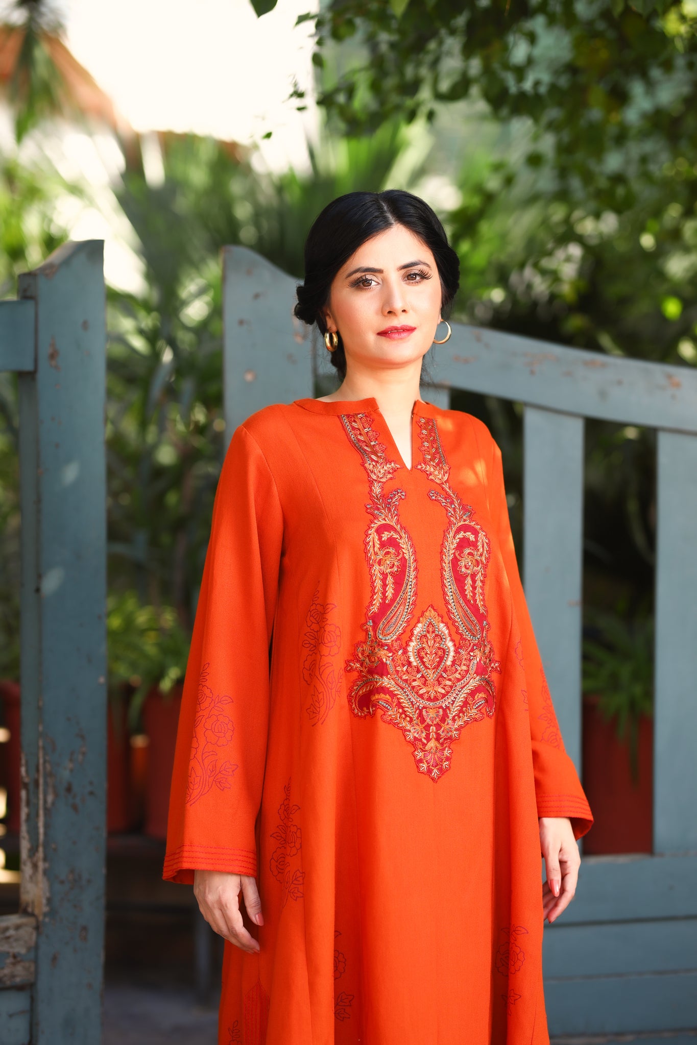 Khizaan | Rust Orange